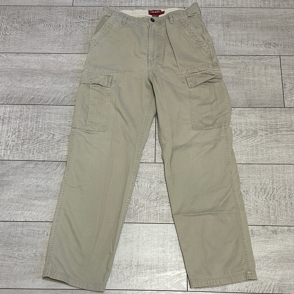 Y2K Chaps Men's Tan Cargo Pants